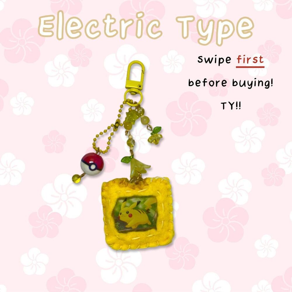 Ice Type Pokemon Custom Keychain